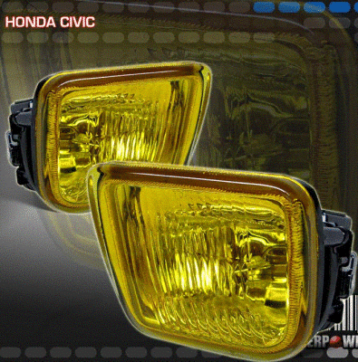 Custom - Yellow Bumper Fog Lights