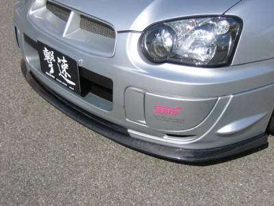 Chargespeed - Subaru Impreza Chargespeed Peanut Eye Latter Bottom Line Type-1 Front Lip