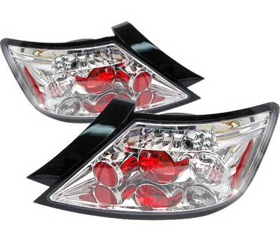 4 Car Option - Honda Civic 2DR 4 Car Option Altezza Taillights - Chrome - LT-HC062A-5