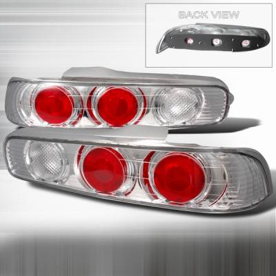 Custom Disco - Acura Integra 2DR Custom Disco Chrome Taillights - LT-INT942-YD