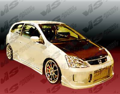 VIS Racing. - Honda Civic HB VIS Racing TSC Side Skirts - 02HDCVCHBTSC-004