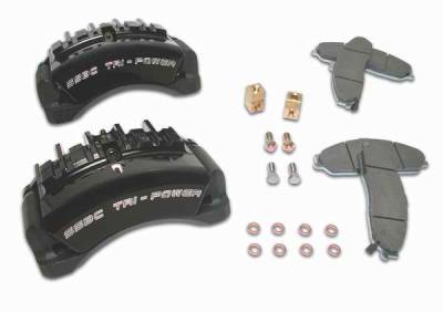 SSBC - SSBC Direct Bolt-On Force 10 Tri-Power 3-Piston Aluminum Calipers & Pads - Front - A187-5