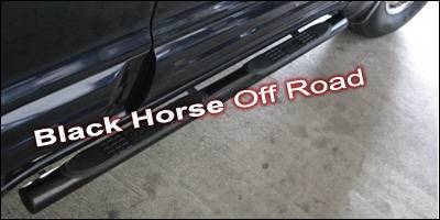 Black Horse - Mitsubishi Montero Black Horse Side Steps