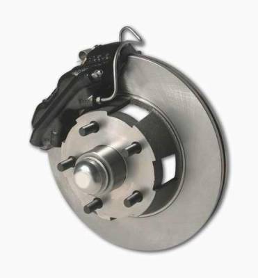 SSBC - SSBC Non-Power Drum To Disc Brake Conversion Kit with Force 10 Extreme 4 Piston Aluminum Calipers - Front - A133-2