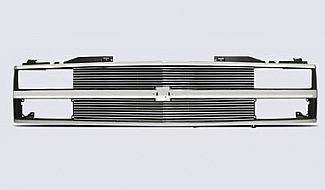 Street Scene - Chevrolet Tahoe Street Scene Chrome Grille Shell with 4mm Billet Grille - 950-75537