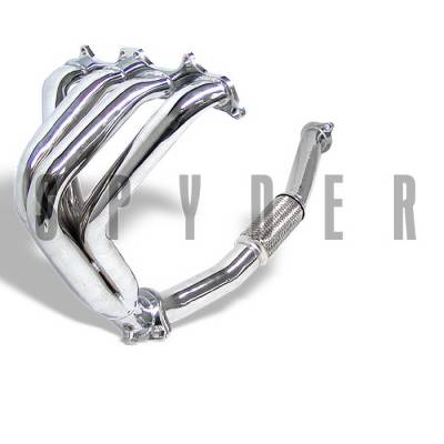 Spyder Auto - Mitsubishi Eclipse Spyder 4-1 Exhaust Header - Chrome - TS-HE-ME95NT-C