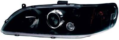 TYC - TYC Projector Headlights with Black Housing - 80610340