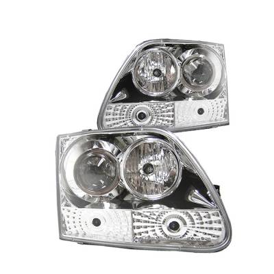 Spyder - Ford Expedition Spyder Projector Headlights - Chrome - 444-FF15097-C