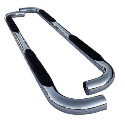 Spyder - GMC Yukon Spyder 3 Inch Round Side Step Bar T-304 Stainless SteelPolished - SSB-CSUB-A07S0420