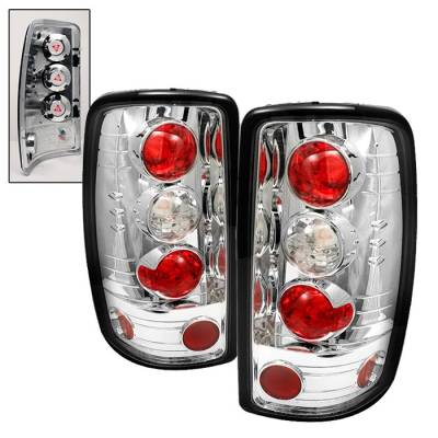 Spyder - Chevrolet Suburban Spyder Euro Style Taillights - Chrome - 111-CD00-BD-C