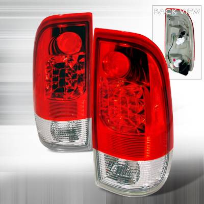 Spec-D - Ford F150 Spec-D LED Taillights - Red - LT-F15097RLED-KS