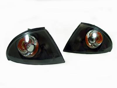 Depo - BMW E46 4D/5D Euro Crystal Black DEPO Corner Lights