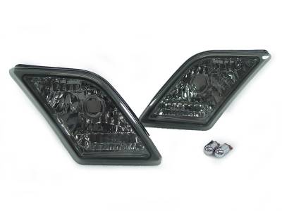 Depo - Mercedes W204 C-Class Smoke DEPO Bumper Lights