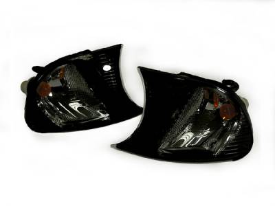 Depo - BMW E46 2D/Cabrio Crystal Smoke DEPO Corner Lights