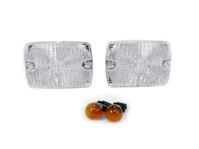 Depo - Jeep YJ Wrangler Clear DEPO Bumper Signal Light