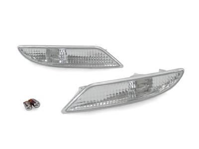 Depo - Mercedes W221 S- Class Crystal Clear Front DEPO Bumper Light