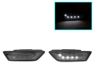 Depo - Mercedes W218 Cls Class Smoke White Led DEPO Bumper DEPO Side Marker Lights