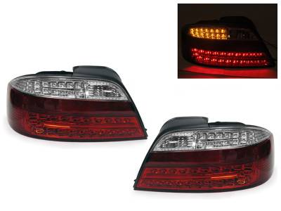 Depo - Acura TL Depo Red/Clear Led DEPO Tail Light