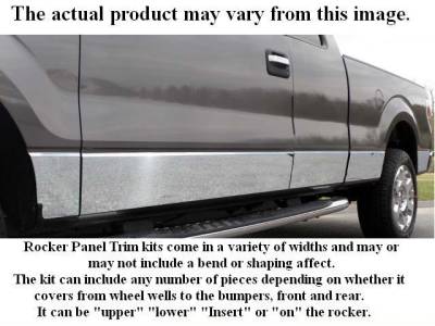 QAA - GMC S 15 JIMMY 4dr QAA Stainless 10pcs Rocker Panel Trim TH33193