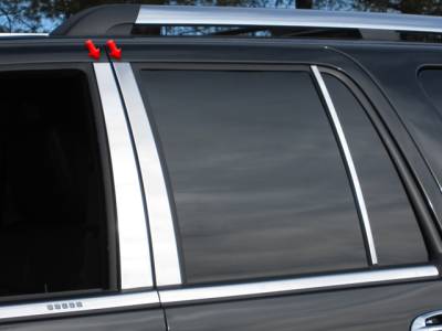 QAA - LINCOLN NAVIGATOR 4dr QAA Stainless 4pcs Pillar Trim PP37383