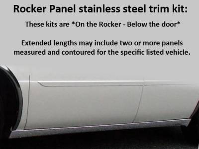 QAA - DTS Limousine 47" Stretch ACCUBUILT QAA  6pcs Rocker Panel Trim TH40259