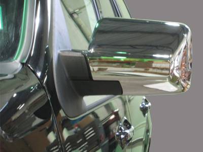 QAA - LINCOLN NAVIGATOR 4dr QAA Chrome ABS plastic 2pcs Mirror Cover MC47383