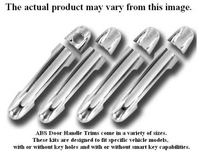 QAA - Fits Nissan SENTRA 4dr QAA Chrome ABS 8pcs Door Handle Cover DH27550