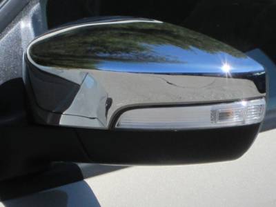 QAA - FORD FOCUS 4dr QAA Chrome ABS plastic 2pcs Mirror Cover MC53360