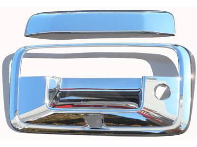 QAA - GMC SIERRA 2/4dr QAA Chrome ABS plastic 3pcs Tailgate Handle Cover DH54184