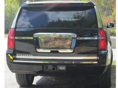 QAA - GMC YUKON 4dr QAA Stainless 1pcs Rear Bumper Trim BI55195