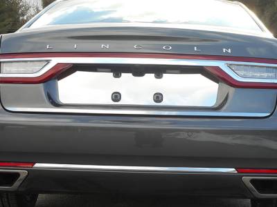 QAA - LINCOLN CONTINENTAL 4dr QAA Stainless 1pcs License Plate Bezel LP57680