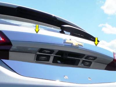 QAA - CHEVROLET EQUINOX 4dr QAA Stainless 2pcs License Plate Bar Accent LB58160