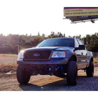 Advanced Fiberglass Composites - Ford F-150 4" Flare 3" Rise Adv Fiber Body Kit- Fenders AFC 84