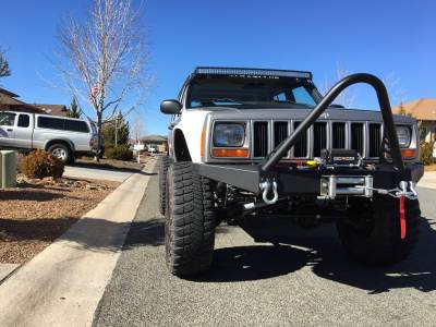 Advanced Fiberglass Composites - Jeep Cherokee 4.5" Flare 3" Rise Adv Fiber Body Kit- Fenders AFC 71