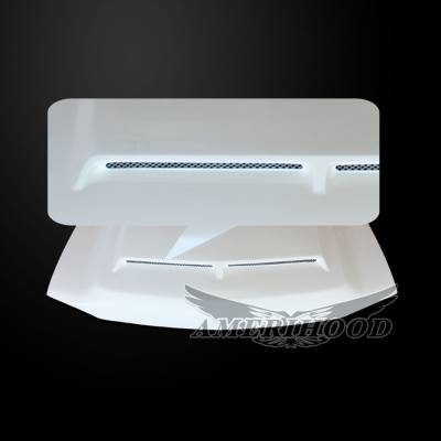 AmeriHood - Chevrolet Silverado 3500 E-Style AmeriHood Ram Air Hood CS05AHTEFH35