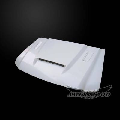 AmeriHood - Ford F-350 SSK-Style AmeriHood Ram Air Hood F3599AHSSKFHW