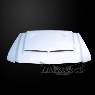 AmeriHood - Ford F-450 E-Style AmeriHood Ram Air Hood F4599AHTEFHW