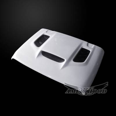 AmeriHood - Jeep Wrangler VIP-Style AmeriHood Ram Air Hood JW18AHVIPFHWJL