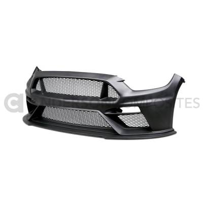 Anderson Fiberglass - Ford Mustang Type-TT Anderson Composites Glass Front Body Kit Bumper AC-FB15FDMU-TT-GF