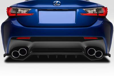 Duraflex - Lexus RC-F Nexos Duraflex Rear Bumper Lip Diffuser Body Kit 117829