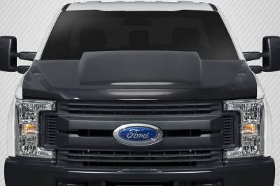 Carbon Creations - Ford Super Duty Cowl Carbon Fiber Creations Body Kit- Hood 115041