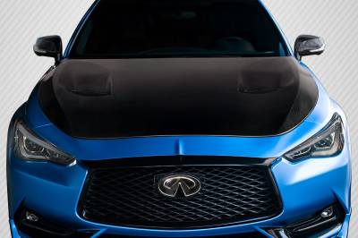 Carbon Creations - Infiniti Q60 TS1 Carbon Fiber Creations Body Kit- Hood 116882