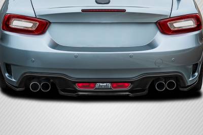 Carbon Creations - Fiat 124 Spider Speed Carbon Fiber Rear Bumper Splitter Body Kit 117068