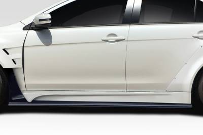 Duraflex - Mitsubishi Lancer Vantix Duraflex Side Skirts Body Kit 119376