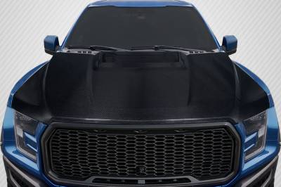 Carbon Creations - Ford Raptor OEM Look Carbon Fiber Creations Body Kit- Hood 119045