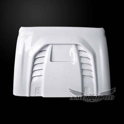 AmeriHood Fiberglass - Jeep Wrangler JK STM AmeriHood Body Kit- Ram Air Hood JW07AHSTMFHWJK