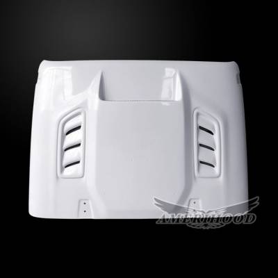 AmeriHood Fiberglass - Jeep Wrangler JK VIP AmeriHood Body Kit- Ram Air Hood JW07AHVIPFHWJK