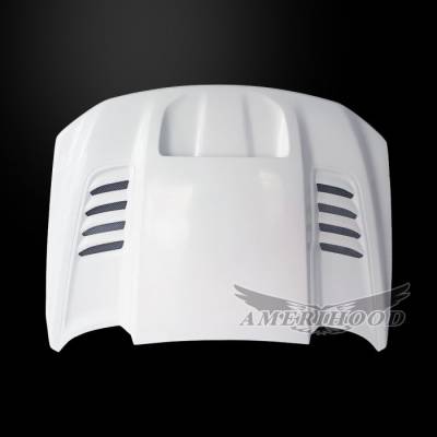 AmeriHood Fiberglass - Dodge Ram 1500 TXR Model RIP AmeriHood Body Kit-Ram Air Hood DTX21AHRIPFHW