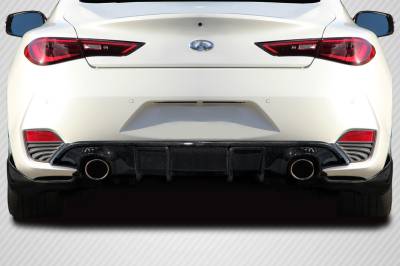 Carbon Creations - Infiniti Q60 J Spec Carbon Fiber Rear Bumper Diffuser Body Kit 116088