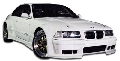 Duraflex - BMW 3 Series 2DR Duraflex GT500 Wide Body Body Kit - 8 Piece - 105468